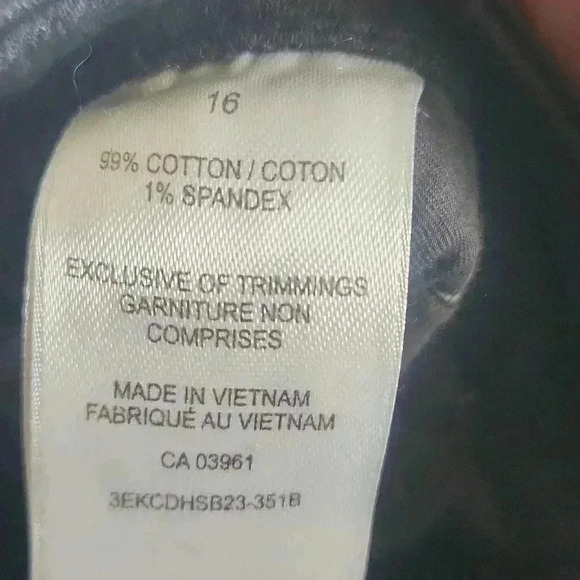 Denver Hays  Women's Plus Size Highrise Black Denim Jean Shorts Size 16 - Picture 9 of 9